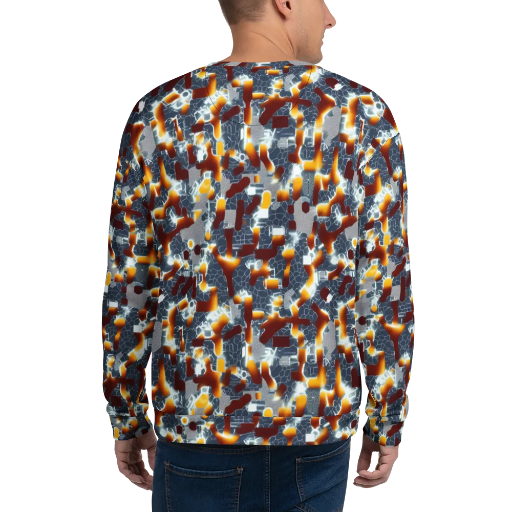 Amber Circuit on Sweatshirt — Back