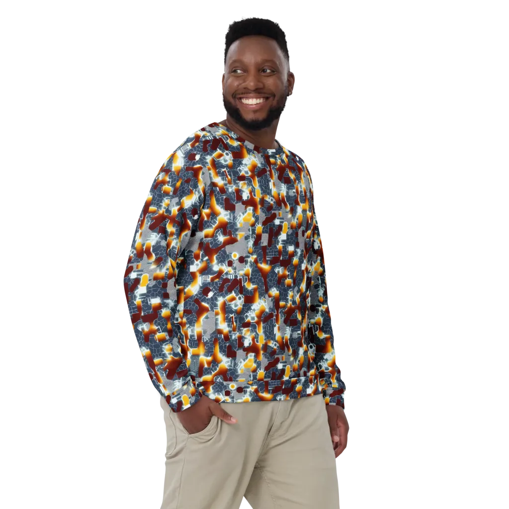 Amber Circuit on Sweatshirt — Front