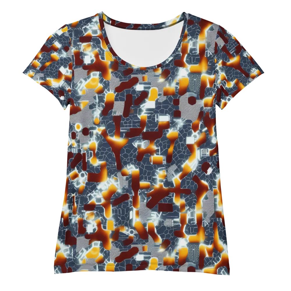 Amber Circuit on Women's Athletic T-Shirt — Front