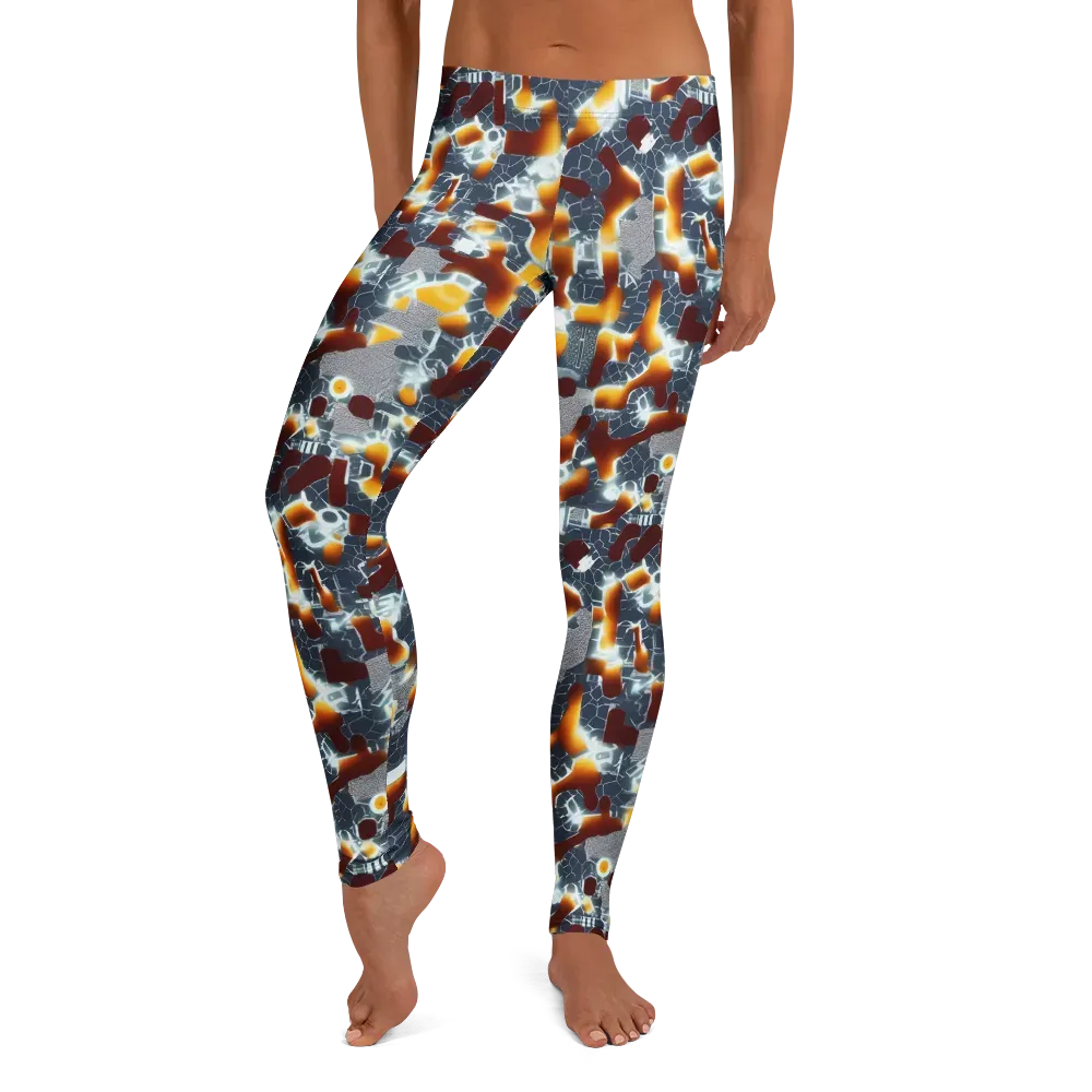 Amber Circuit on Leggings — Front