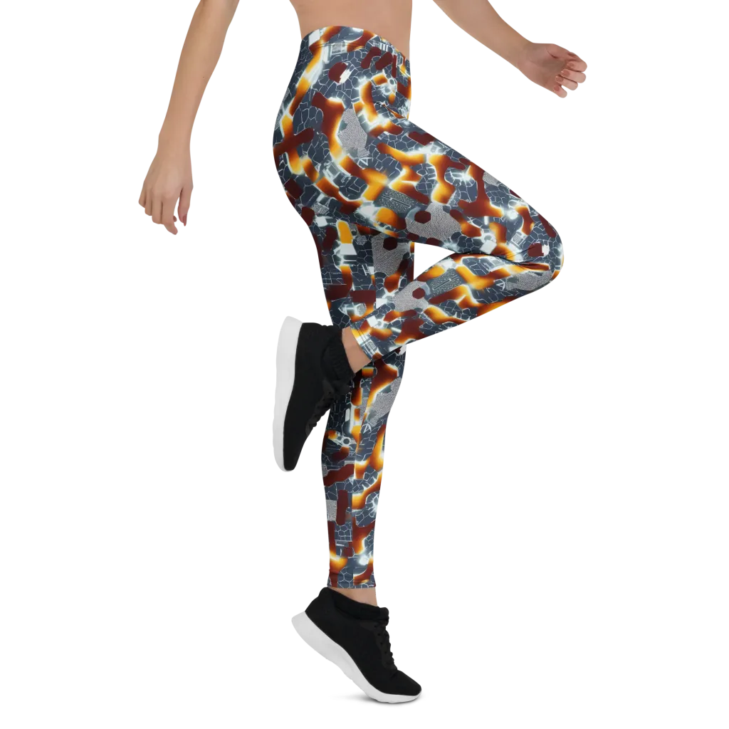 Amber Circuit on Leggings — Right