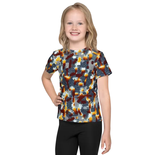 Amber Circuit on a Kids Crew Neck T-Shirt