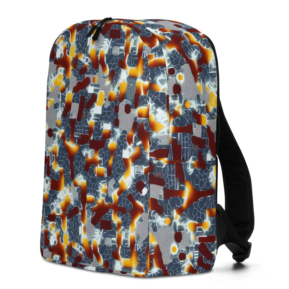 Amber Circuit on Minimalist Backpack — Left