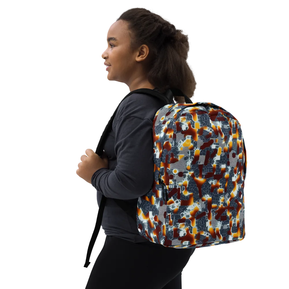 Amber Circuit on Minimalist Backpack — Right Front