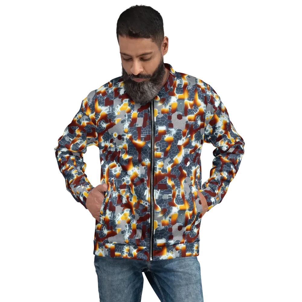 Amber Circuit on Bomber Jacket — Front