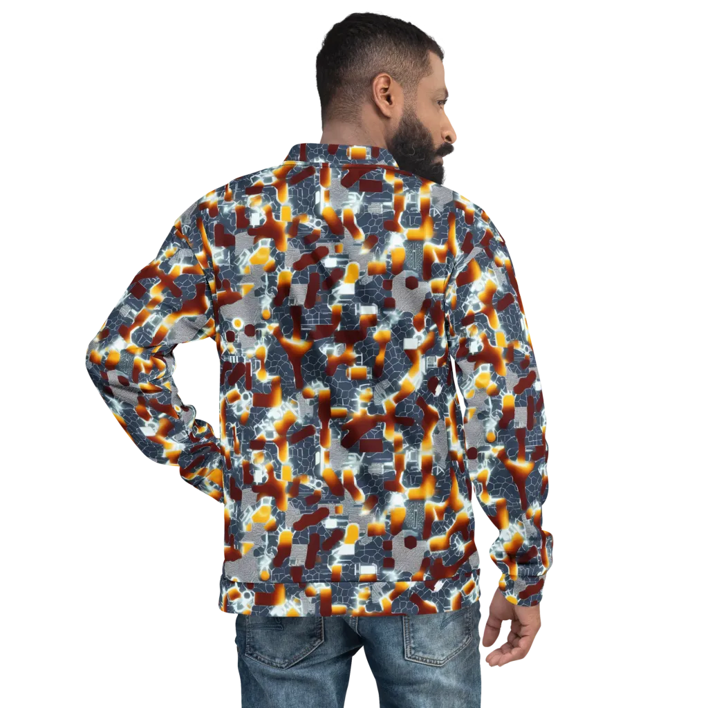 Amber Circuit on Bomber Jacket — Back