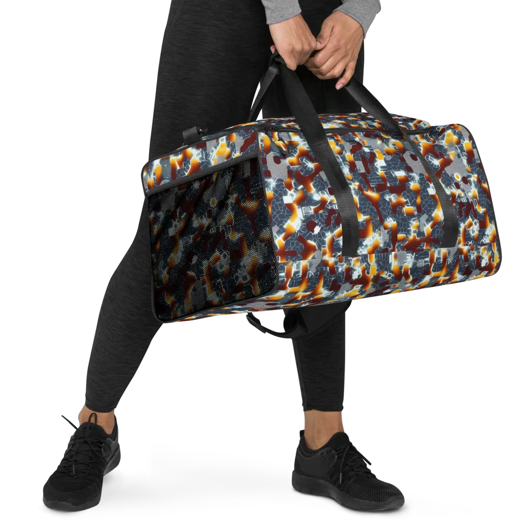 Amber Circuit on Duffle Bag — Right Front