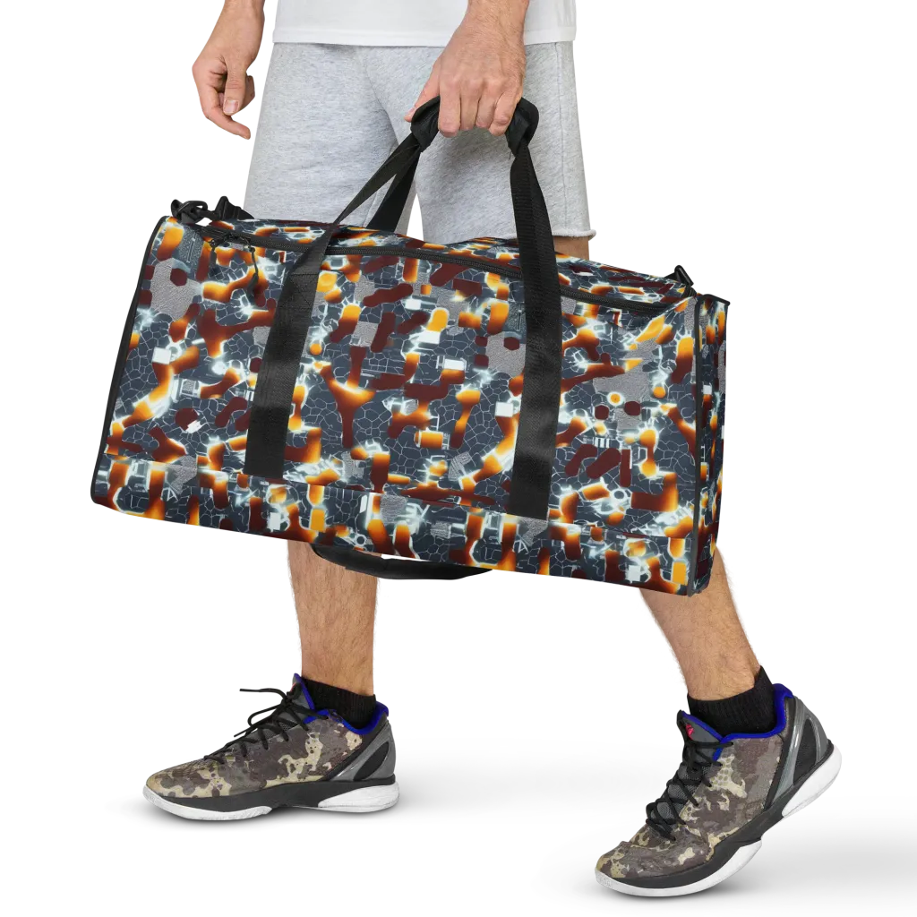 Amber Circuit on Duffle Bag — Front