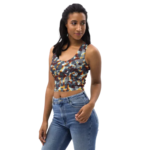 Amber Circuit on a Crop Top