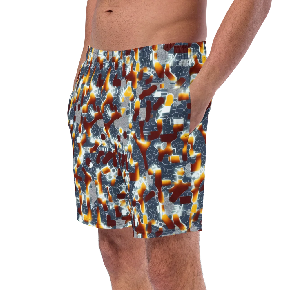 Amber Circuit on Swim Trunks — Left Front