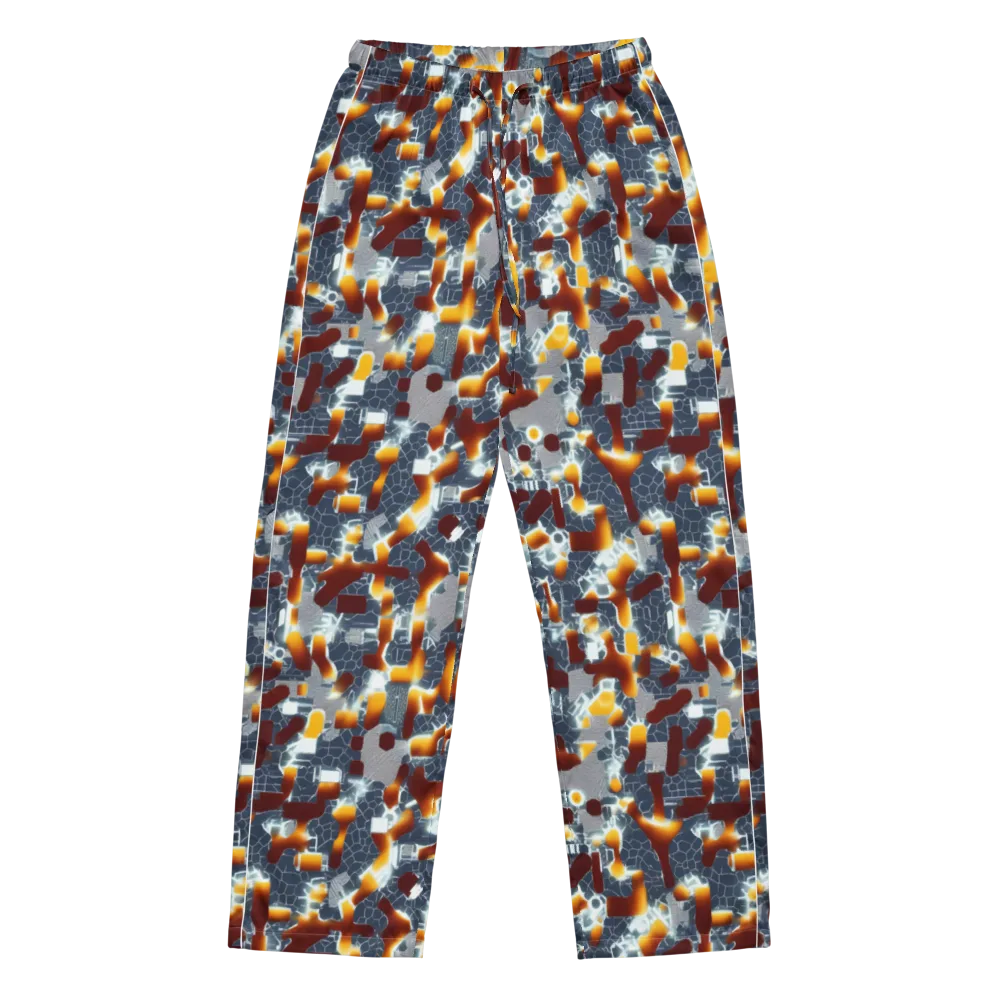 Amber Circuit on Women's Pajama Pants — Front