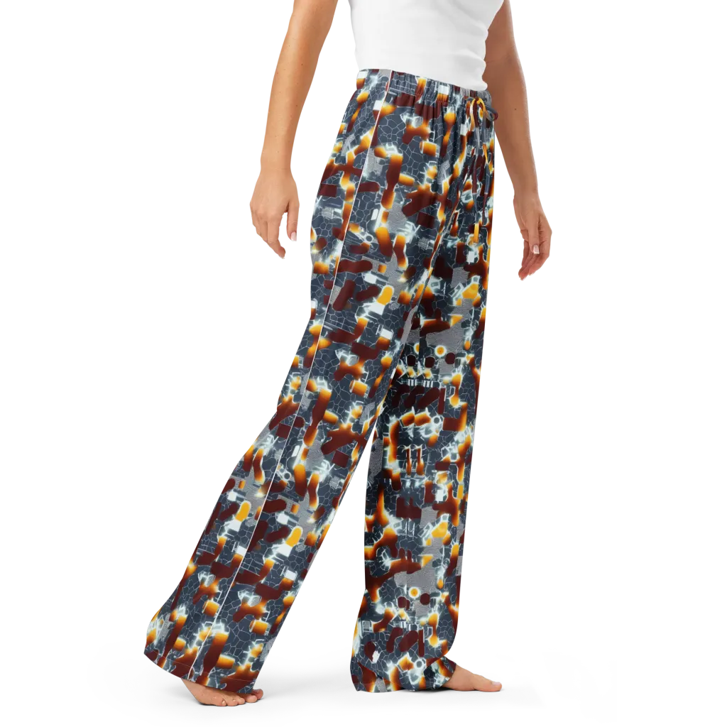 Amber Circuit on Women's Pajama Pants — Right Front