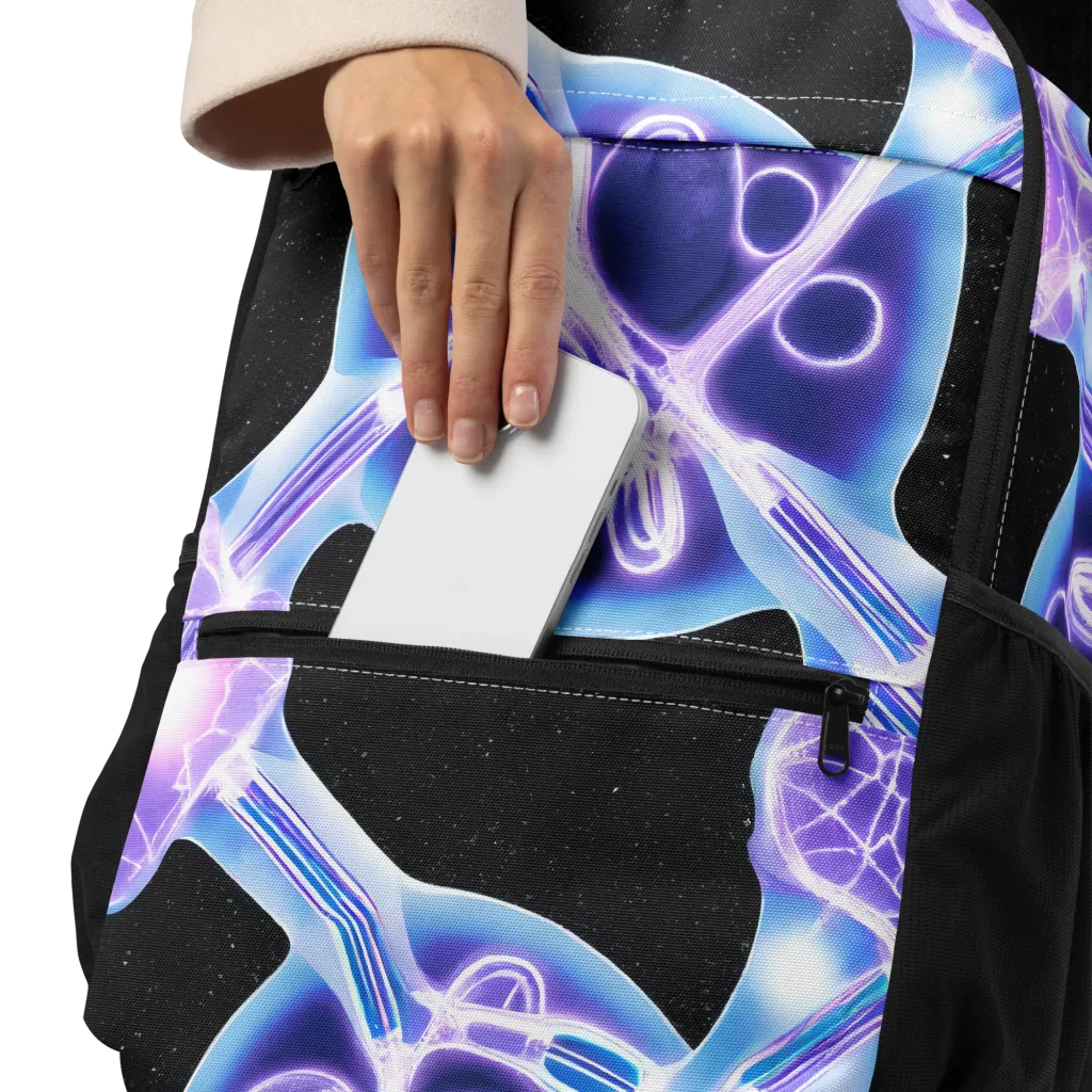 Neon Cellscape on Utility Backpack — Product details