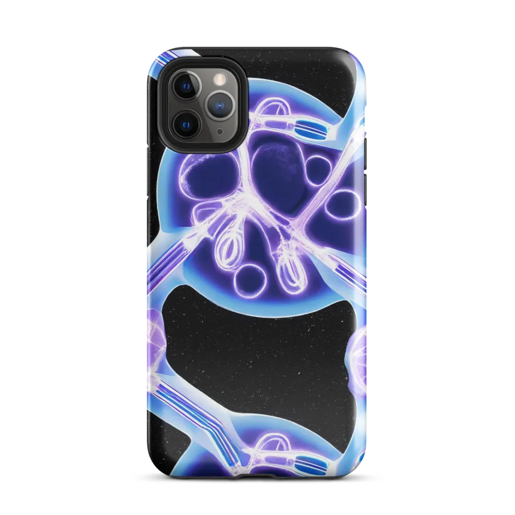 Neon Cellscape on Tough Case for iPhone® — Front