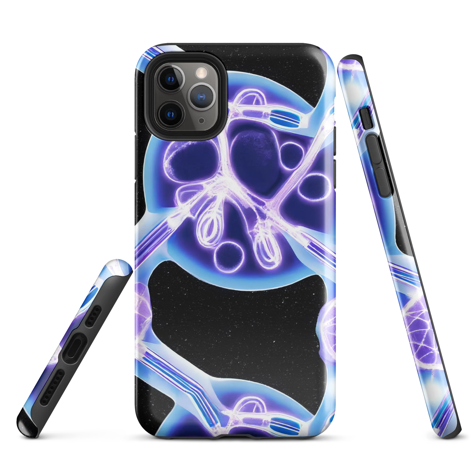 Neon Cellscape on Tough Case for iPhone® — Front