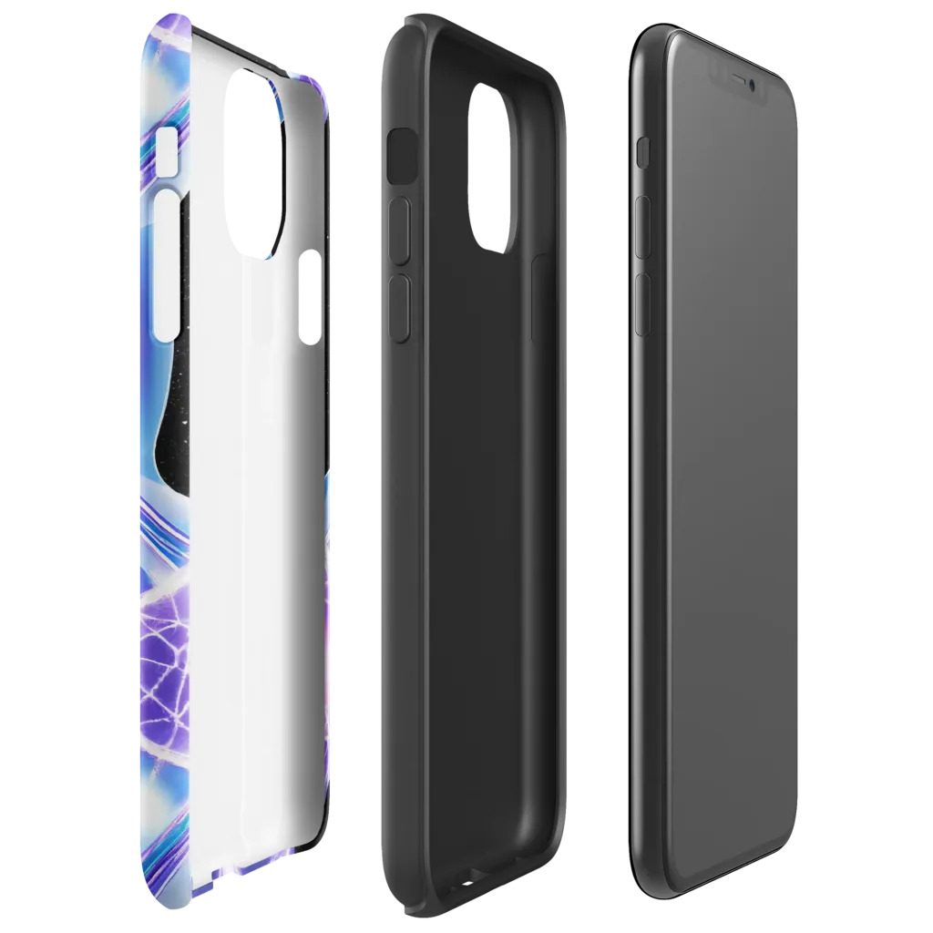 Neon Cellscape on Tough Case for iPhone® — Right