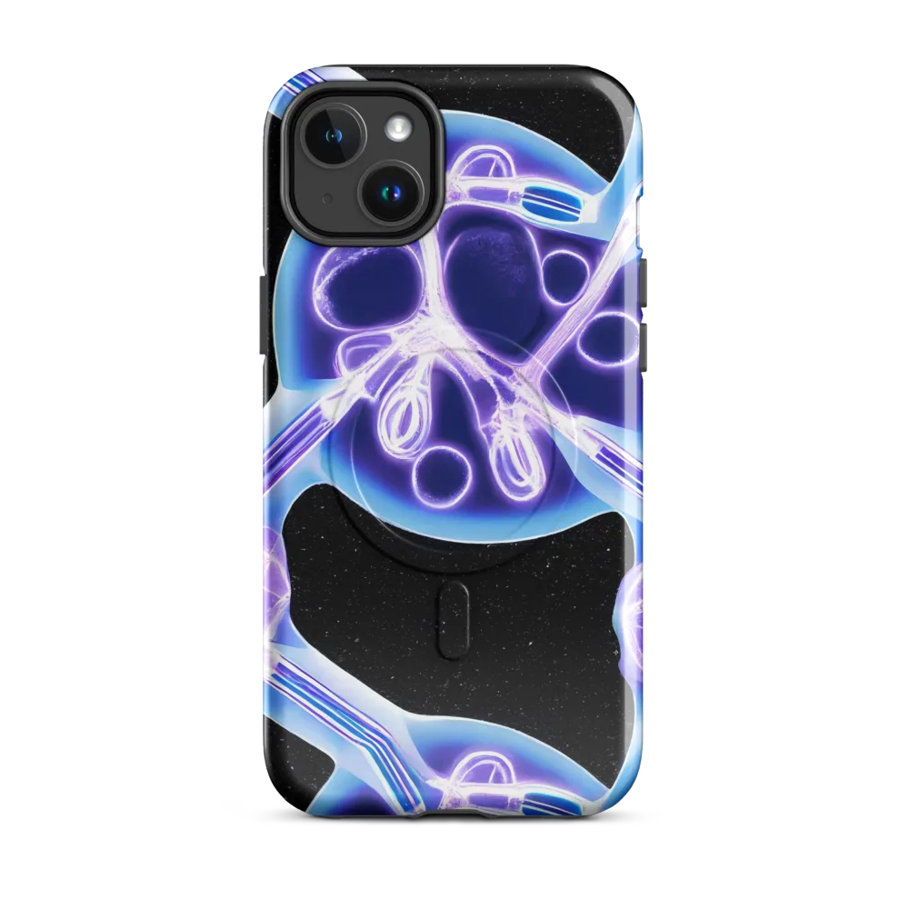 Neon Cellscape on MagSafe Tough Case for iPhone® — Front