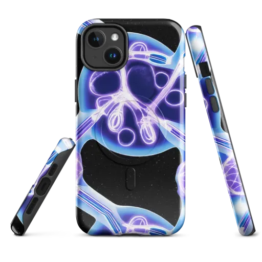 Neon Cellscape on a MagSafe Tough Case for iPhone®
