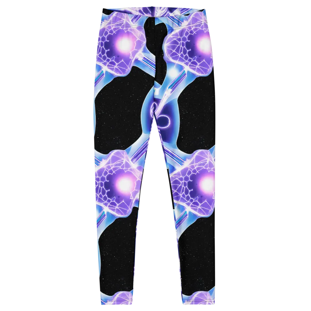Neon Cellscape on Leggings — Front
