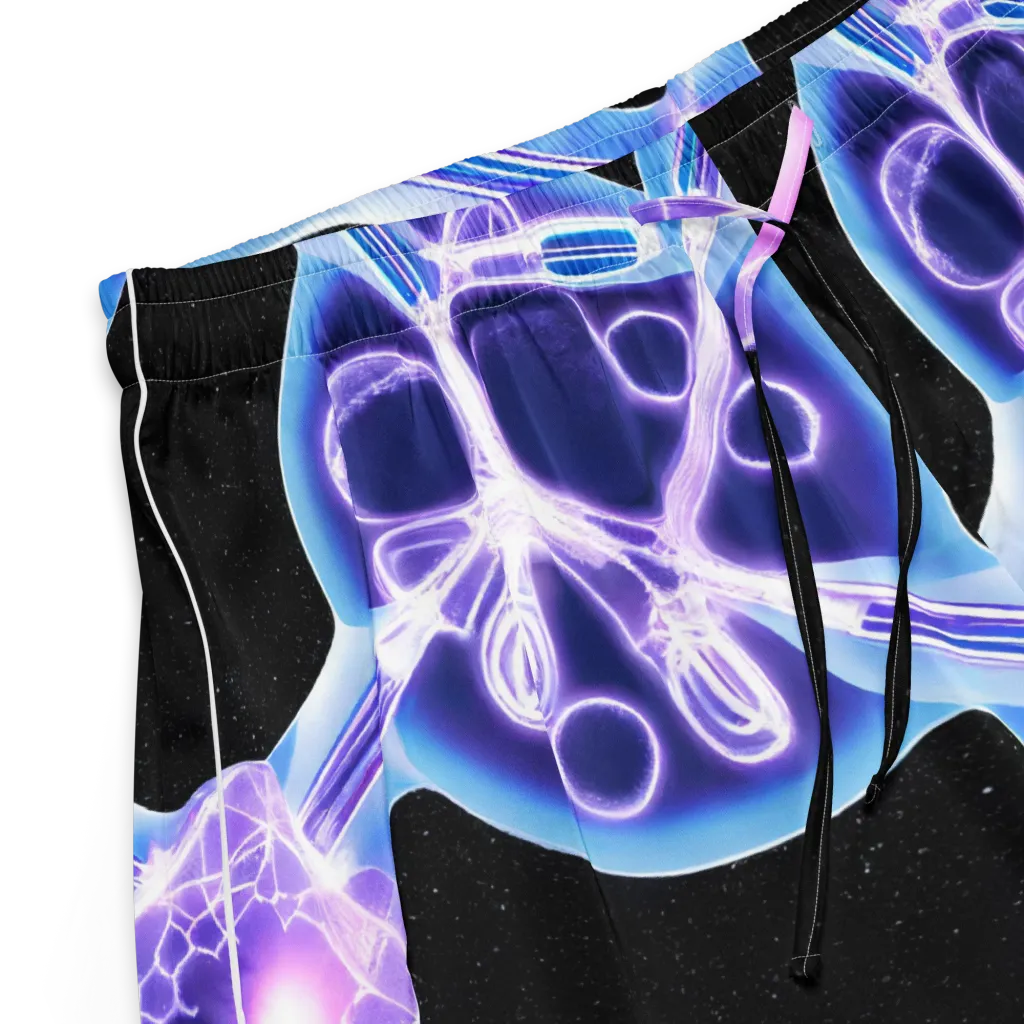 Neon Cellscape on Women's Pajama Shorts — Product details