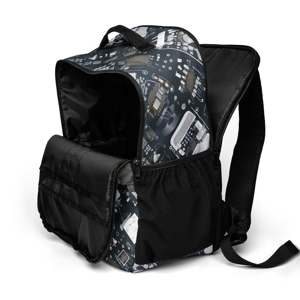 Circuit Noir on Utility Backpack — Product details 2