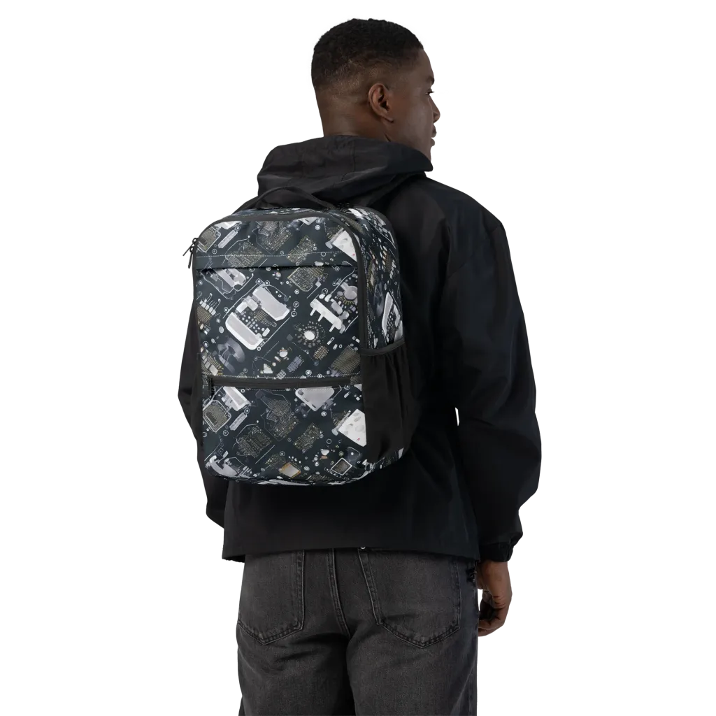 Circuit Noir on Utility Backpack — Back