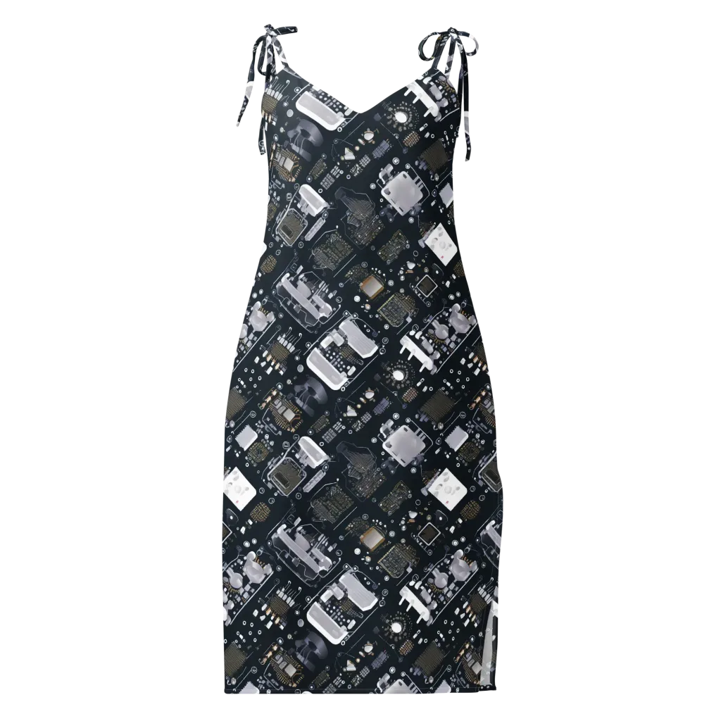Circuit Noir on Slip Dress — Front