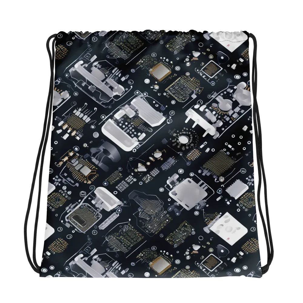 Circuit Noir on Drawstring Bag — Photo