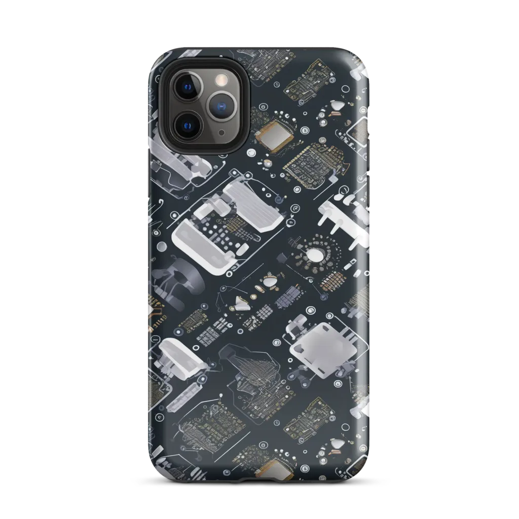 Circuit Noir on Tough Case for iPhone® — Front
