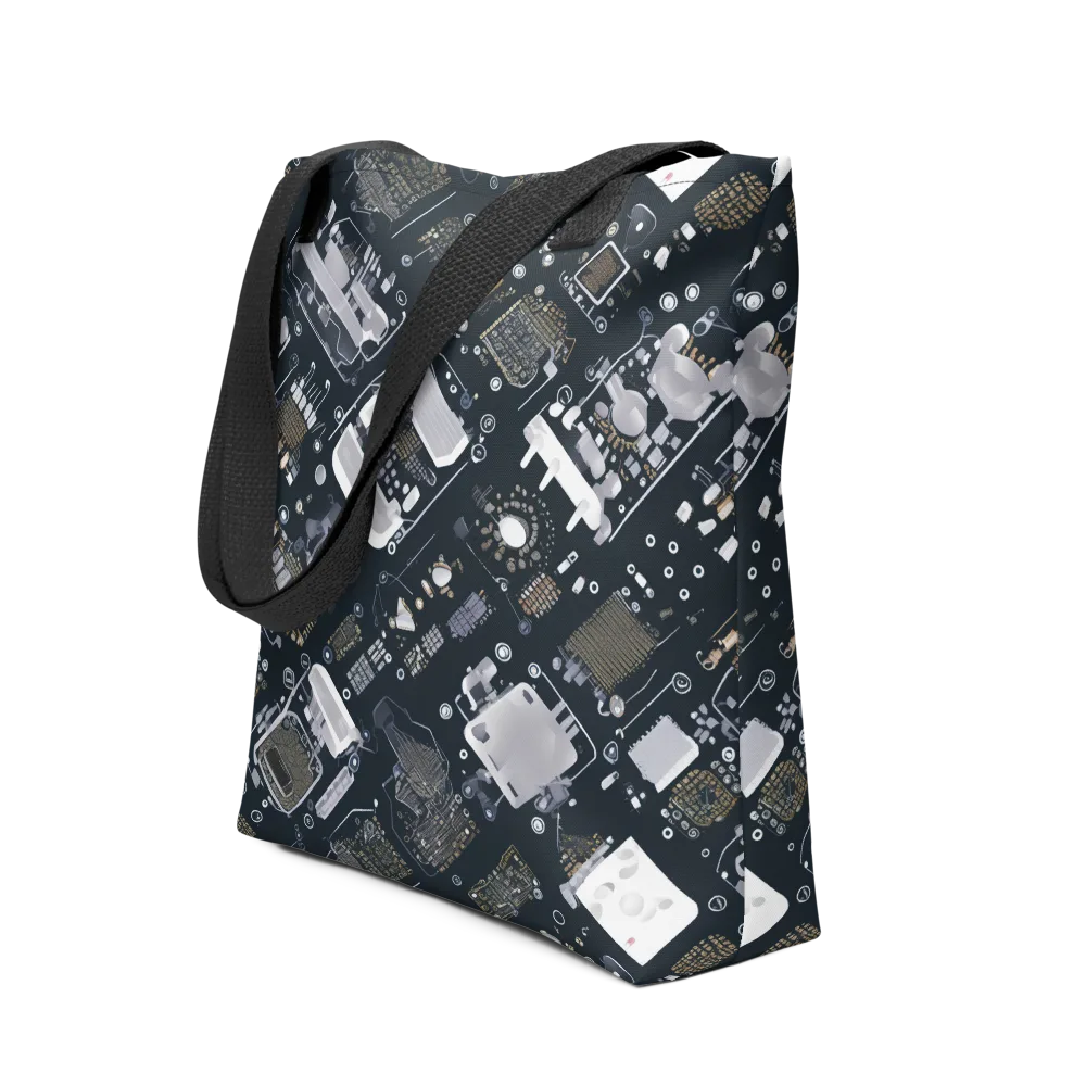 Circuit Noir on Tote Bag — Front