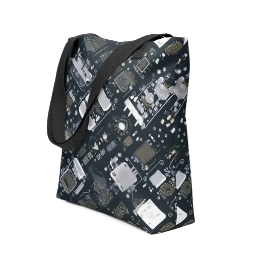 Circuit Noir on a Tote Bag