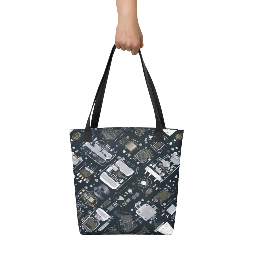 Circuit Noir on Tote Bag — Front