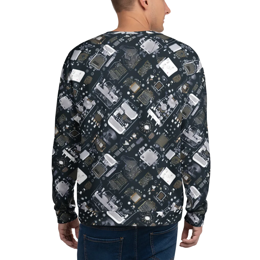 Circuit Noir on Sweatshirt — Back