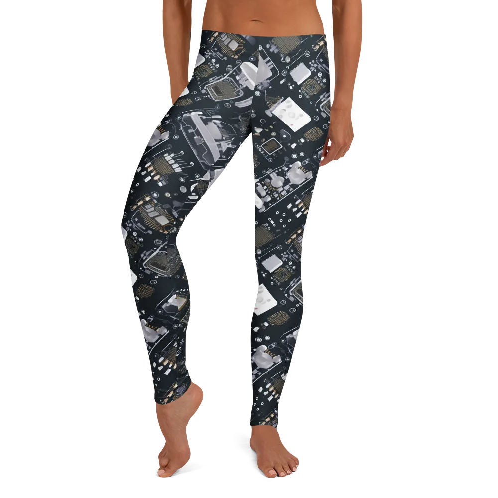 Circuit Noir on Leggings — Front