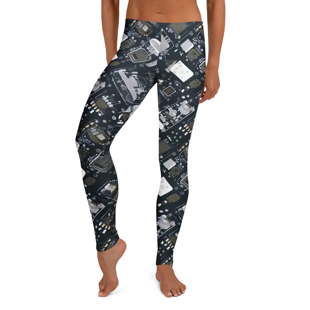 Circuit Noir on Leggings — Front