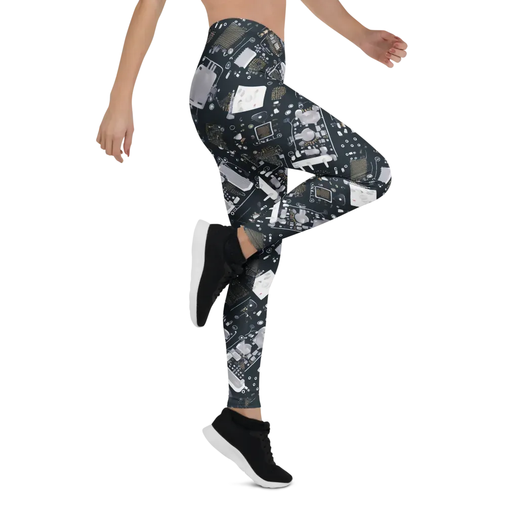 Circuit Noir on Leggings — Right