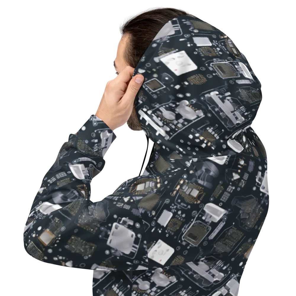 Circuit Noir on Hoodie — Back