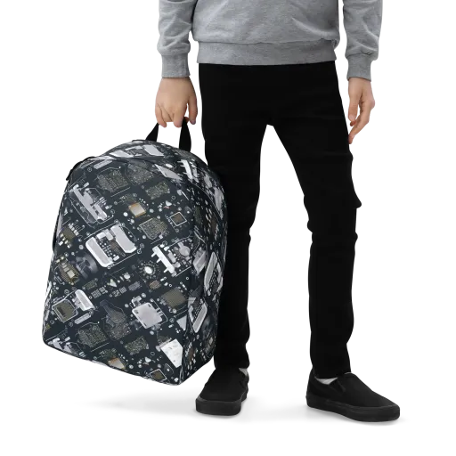 Circuit Noir on a Minimalist Backpack
