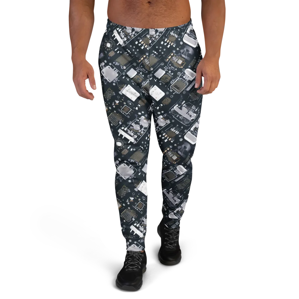 Circuit Noir on Men's Joggers — Front