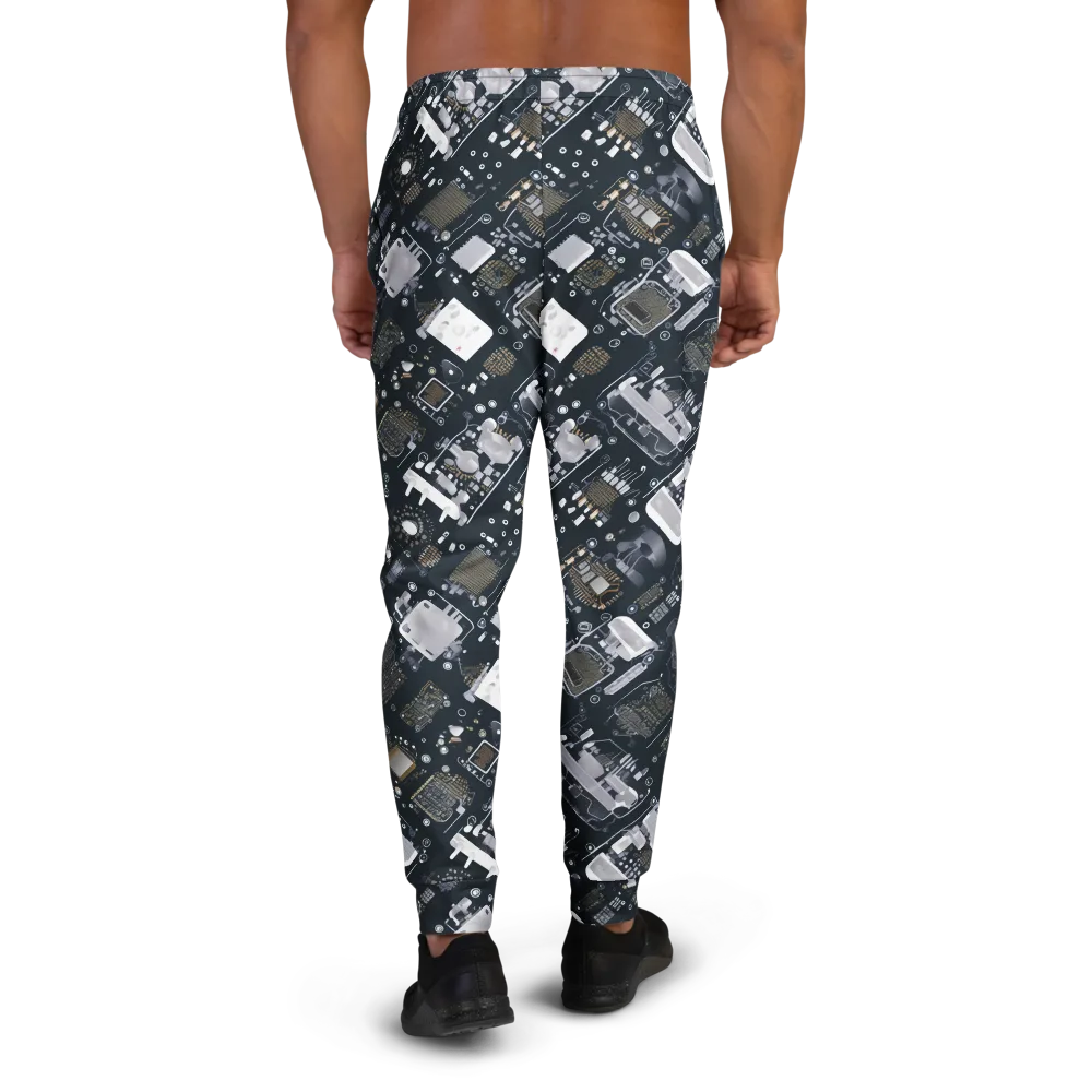 Circuit Noir on Men's Joggers — Back