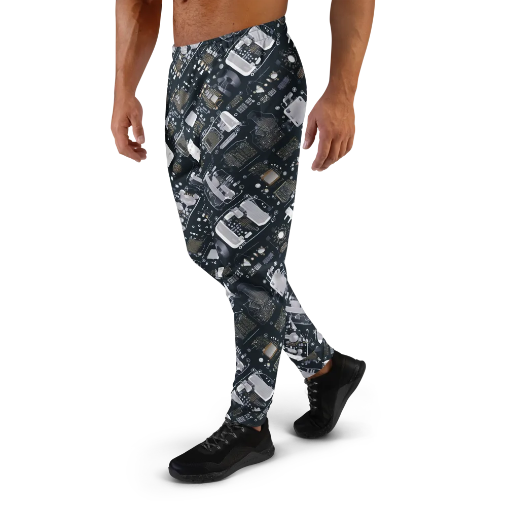 Circuit Noir on Men's Joggers — Left