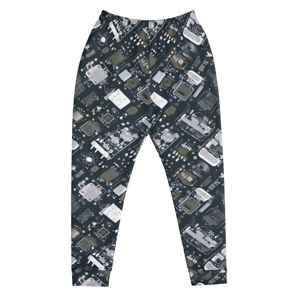 Circuit Noir on Men's Joggers — Front