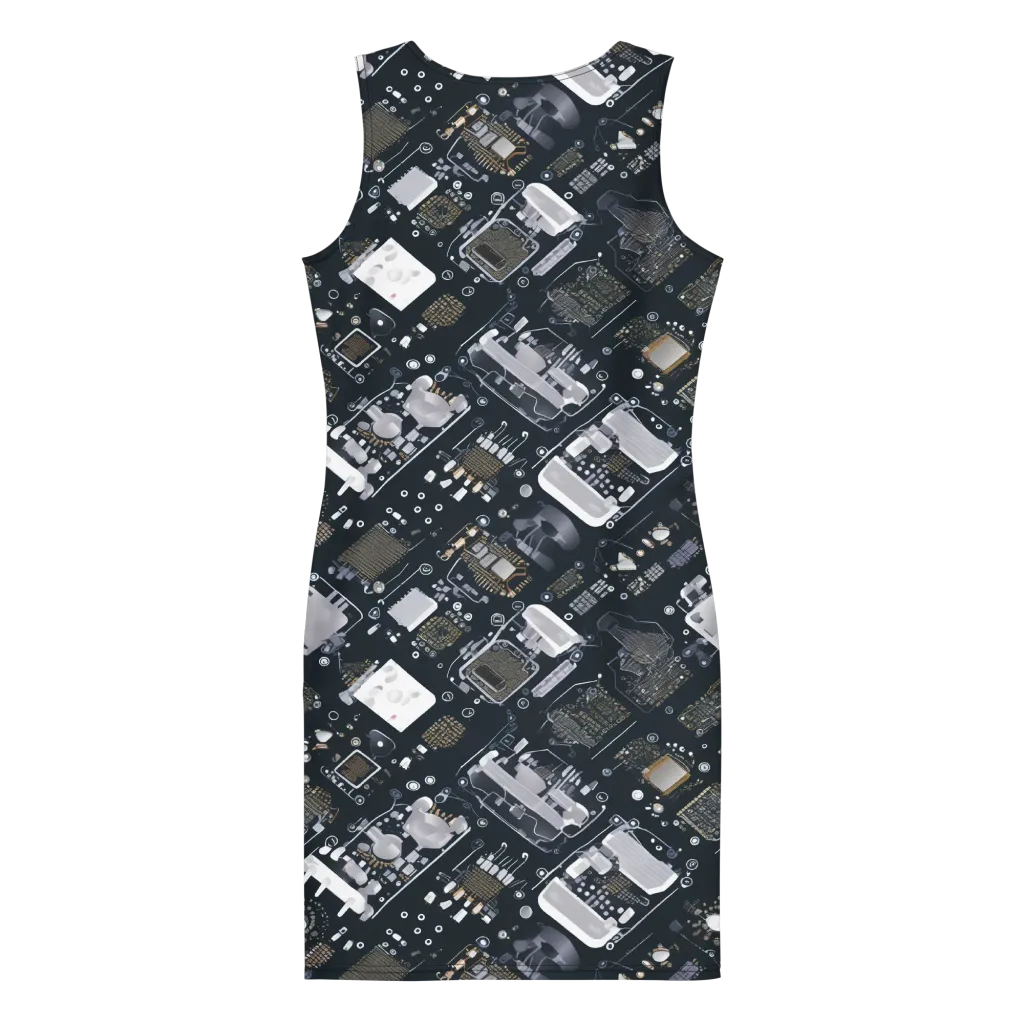 Circuit Noir on Bodycon Dress — Back