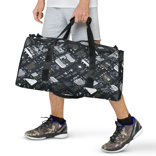 Circuit Noir on a Duffle Bag