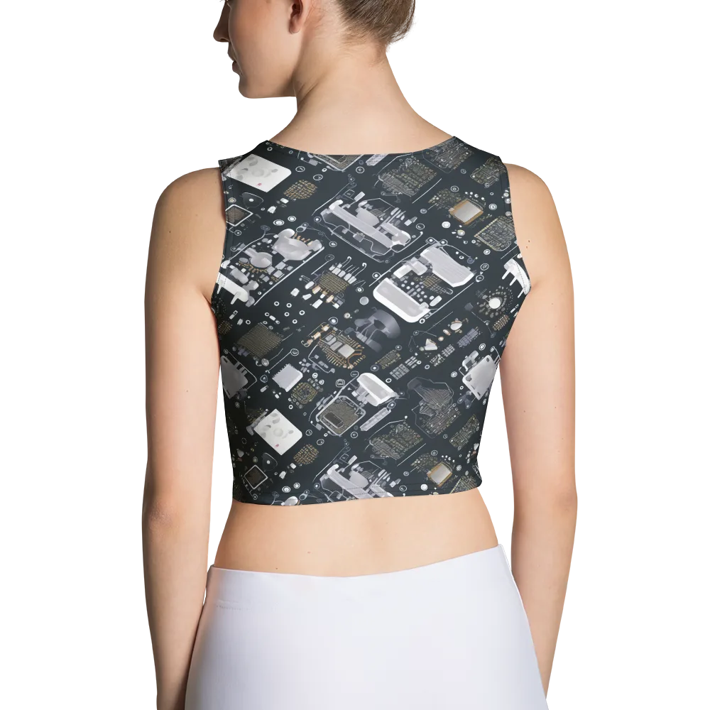 Circuit Noir on Crop Top — Back