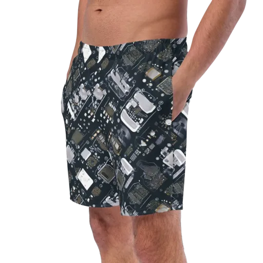 Circuit Noir on a Swim Trunks