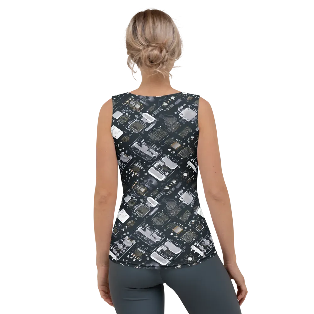 Circuit Noir on Women's Tank Top — Back