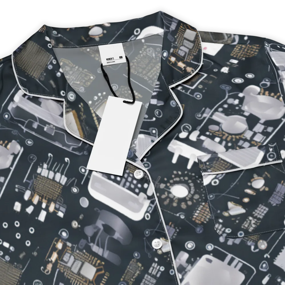 Circuit Noir on Women's Short Sleeve Pajama Top — Product details