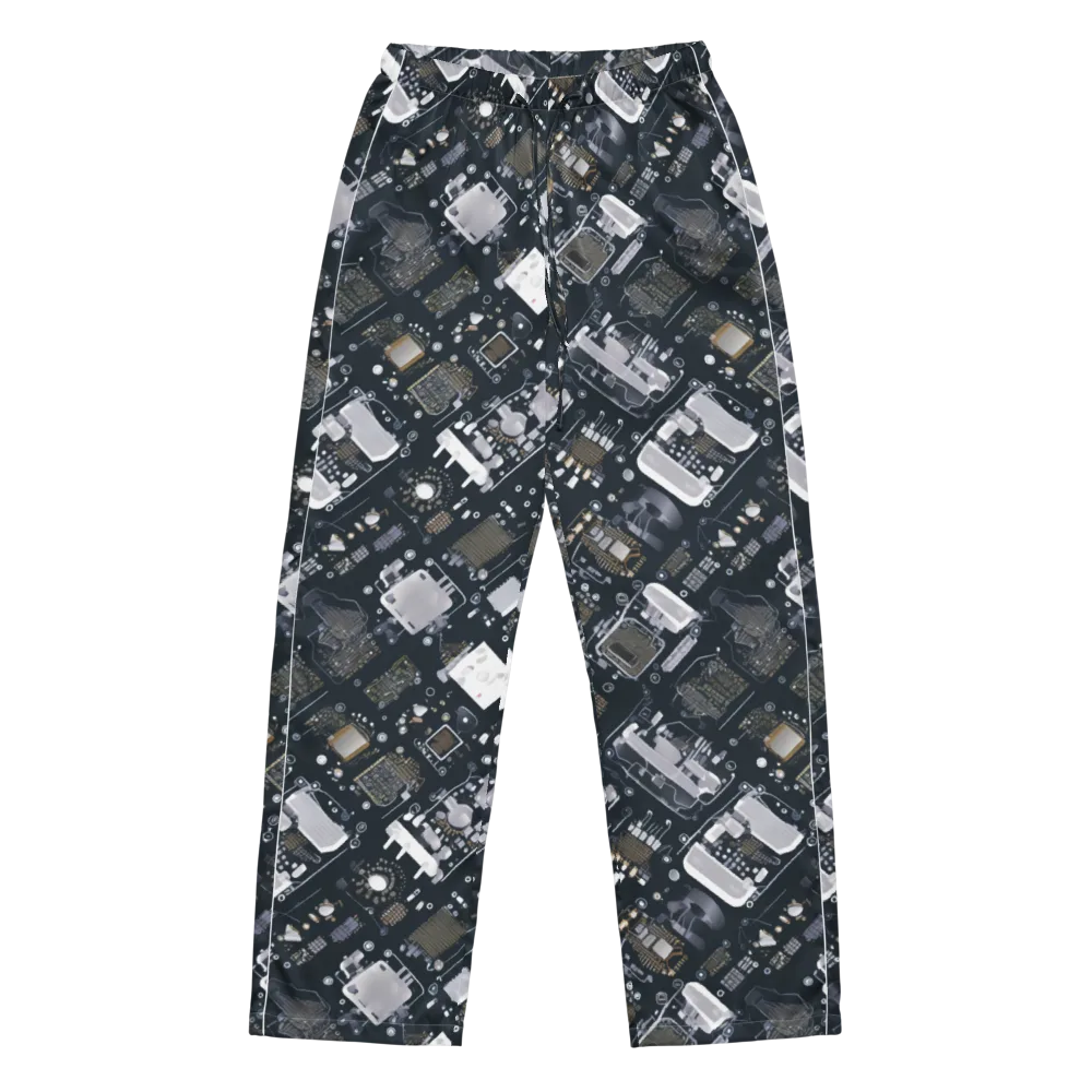 Circuit Noir on Women's Pajama Pants — Front