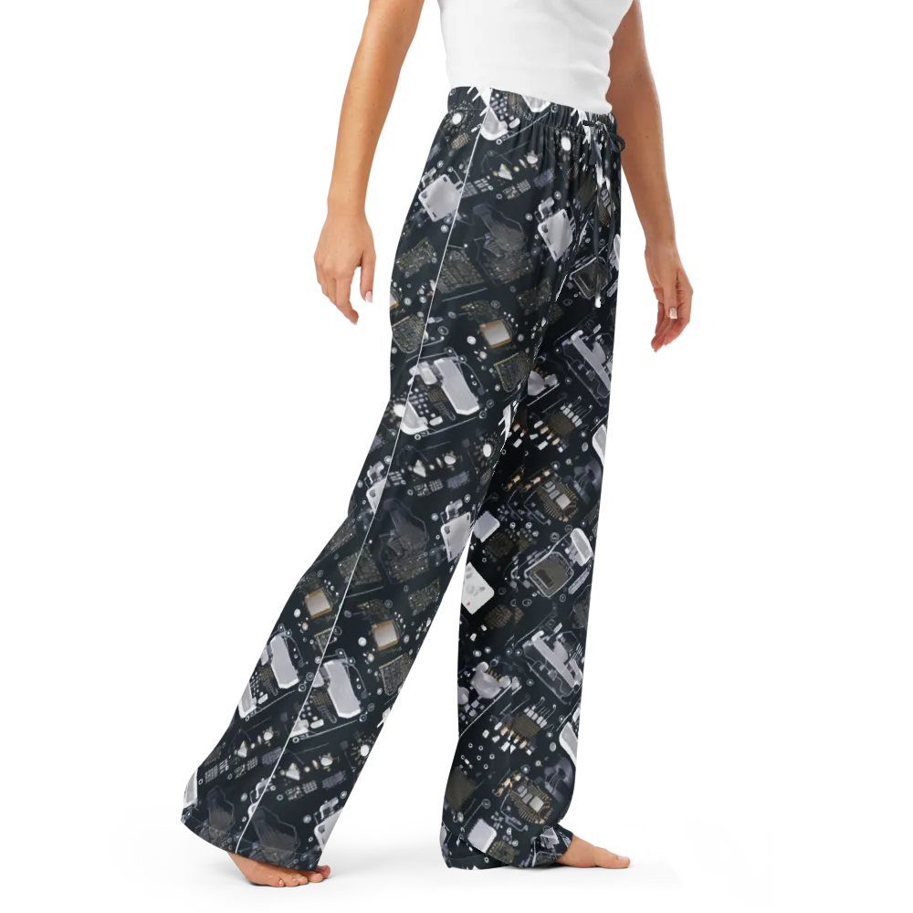 Circuit Noir on Women's Pajama Pants — Right Front